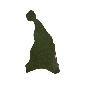 Dunkelgrüner Tischläufer aus Filz als weihnachtliche Tischware im gemütlichen Landhausstil
