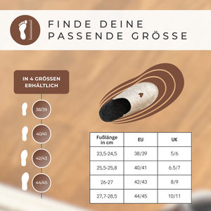 Pantoffeln Filz HELD Herz-Stickerei
