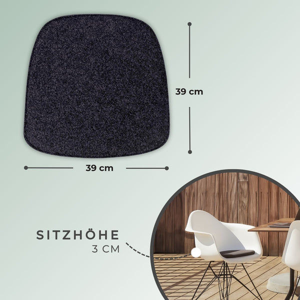 Sitzkissen Filz für Vitra EAMES Armchair
