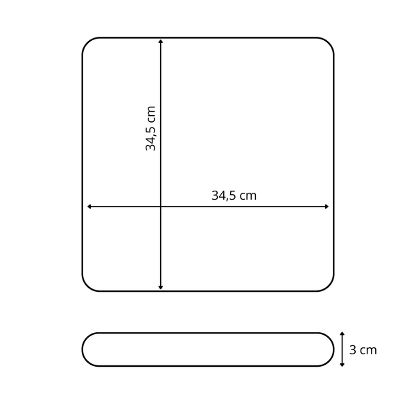 Sitzkissen Filz Design SITTA