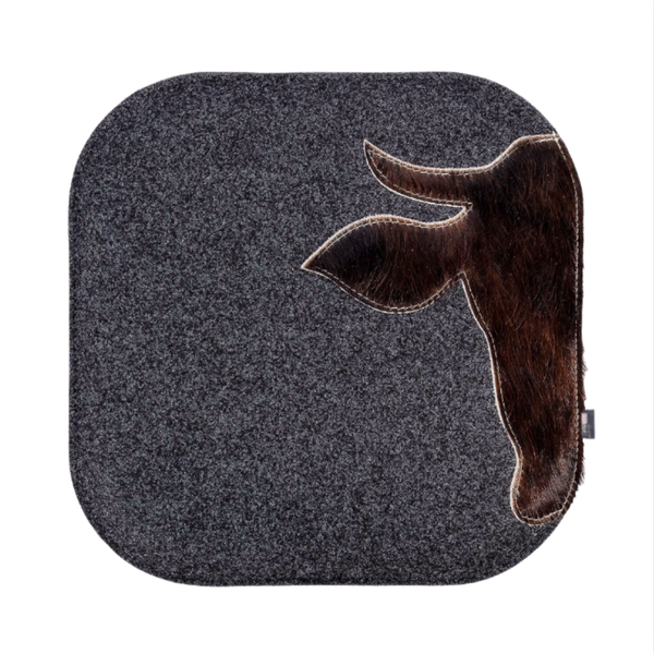 Sitzkissen Filz & Kuhfell XAVERL