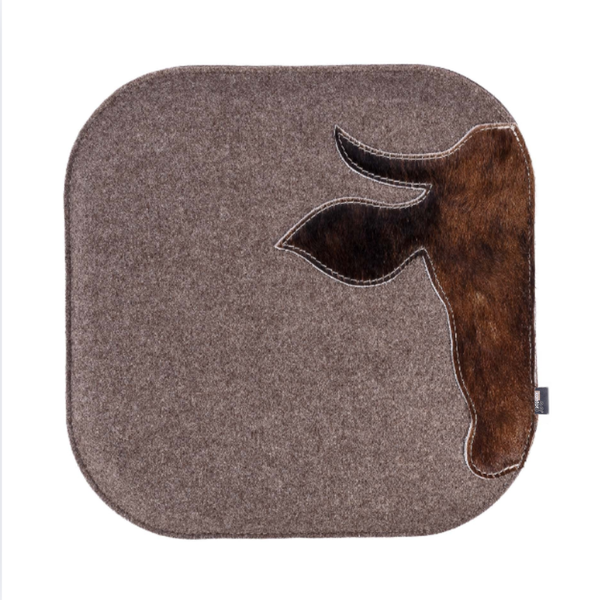 Sitzkissen Filz & Kuhfell XAVERL