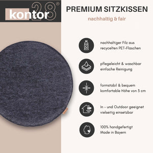 Sitzkissen Filz Design APLIS