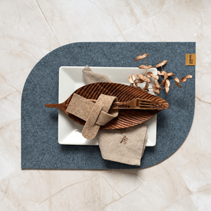 Filz Tischset Design ARVID – modern, nachhaltig aus Recycling-Filz – kontor28