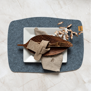 Filz Tischset Design VEJLE – modern, nachhaltig aus Recycling-Filz – kontor28
