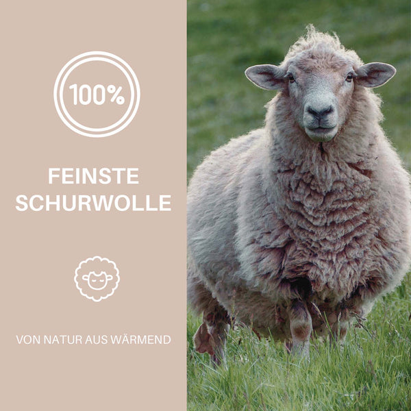 Wärmflasche Wolle Hirsch