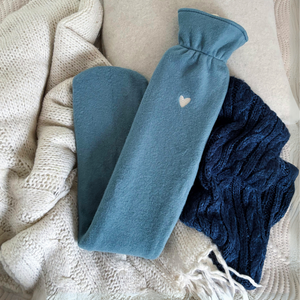 Wärmflasche Fleece lang