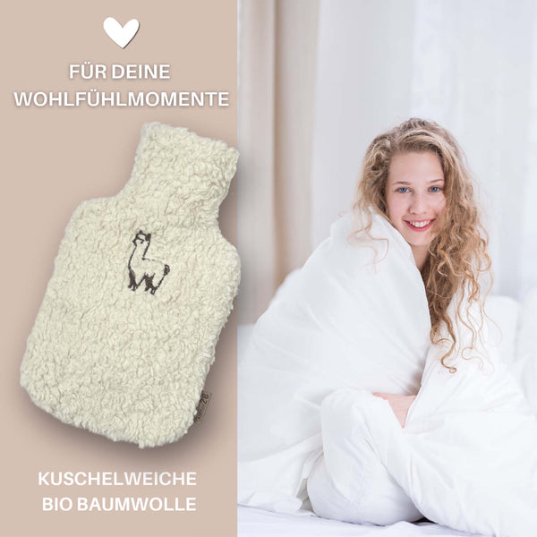 Wärmflasche TEDDY Alpaka