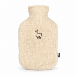 Wärmflasche HEIDI mit Bio-Wollplüsch