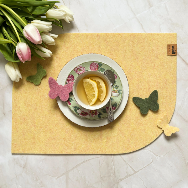 Modernens Tischset aus Filz made in germany