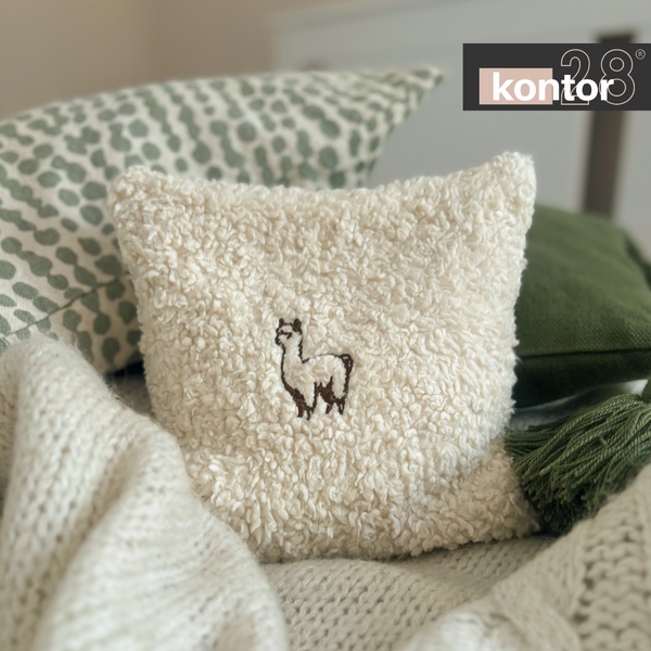 kirschkernkissen für mikrowelle mit 100% teddy baumwollstoff. Kuschelig wärmen auf sofa und couch