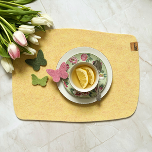 Tischsets aus filz made in germany, nachhaltig produziert