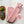 Schlauch Wärmflasche rosa und fleece aus baumwolle, extra kuschelig und weich