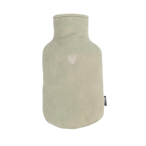 Wärmflasche kaufen aus Baumwollfleece in grün
